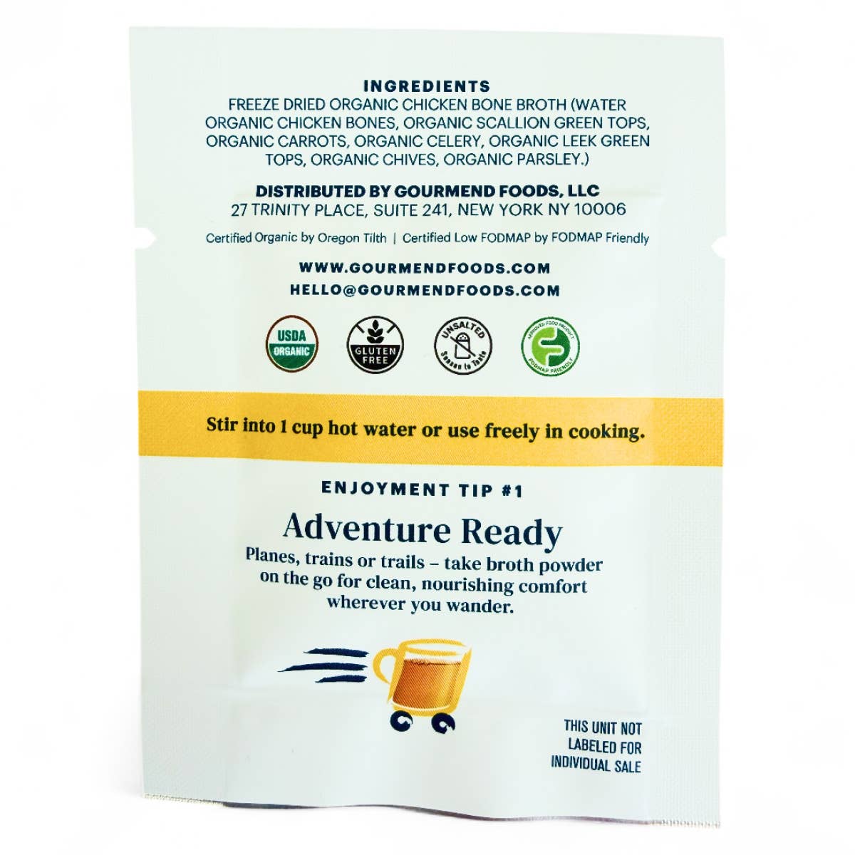 Gourmend Foods - Wholesale Broth - Organic Unsalted Instant Chicken Bone Broth Powder3