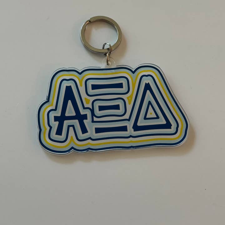 Buttongirl99 - Wholesale Keychain - Women's - Sorority Colorful Acrylic Key Chain6