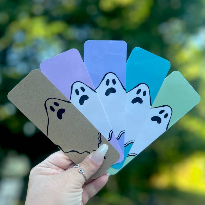 5 Pack Ghost Bookmarks for wholesale by SimplyDani