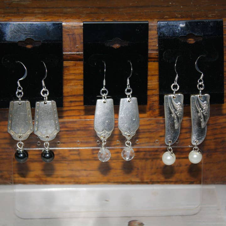 Earrings with Beads for wholesale by Silver Chest Creations