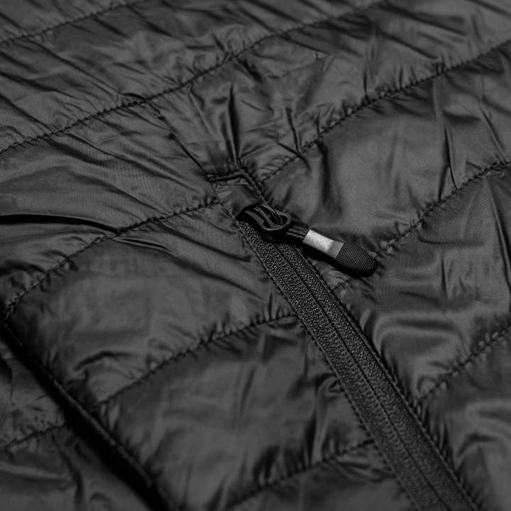 Black Chelios Puff Jacket for wholesale on Faire2