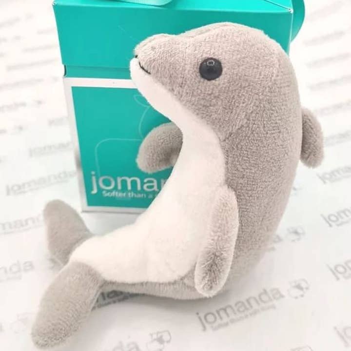 Delfin Bamse Mini Blød Plyslegetøj - 10 cm for engroshandel hos Jomanda Soft Toys & Accessories