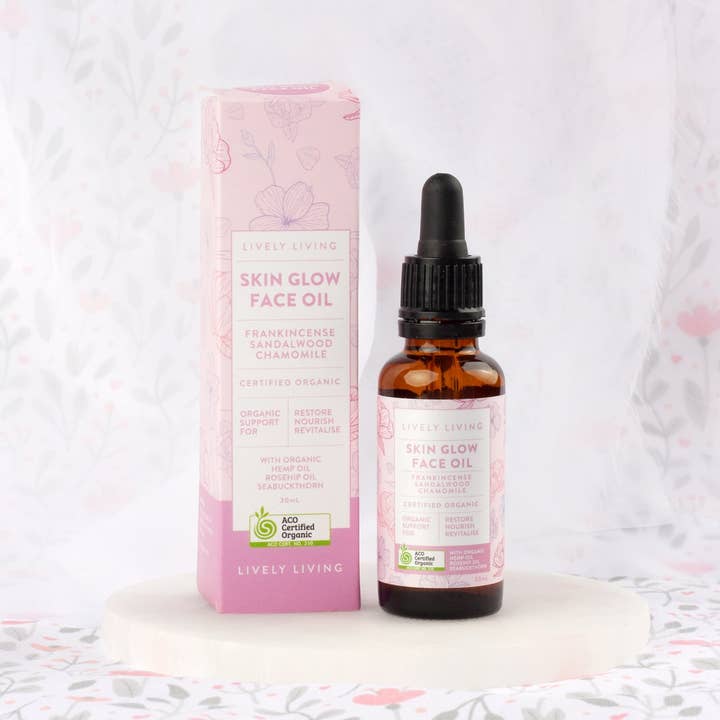 Lively Living - Wholesale Facial oil - Skin Glow Organic Face Oil7