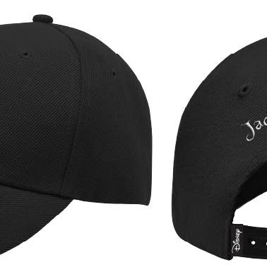 COTTON DIVISION - Wholesale Baseball Cap - Unisex - Black JACK SKULLINGTON Cap - LOGO0