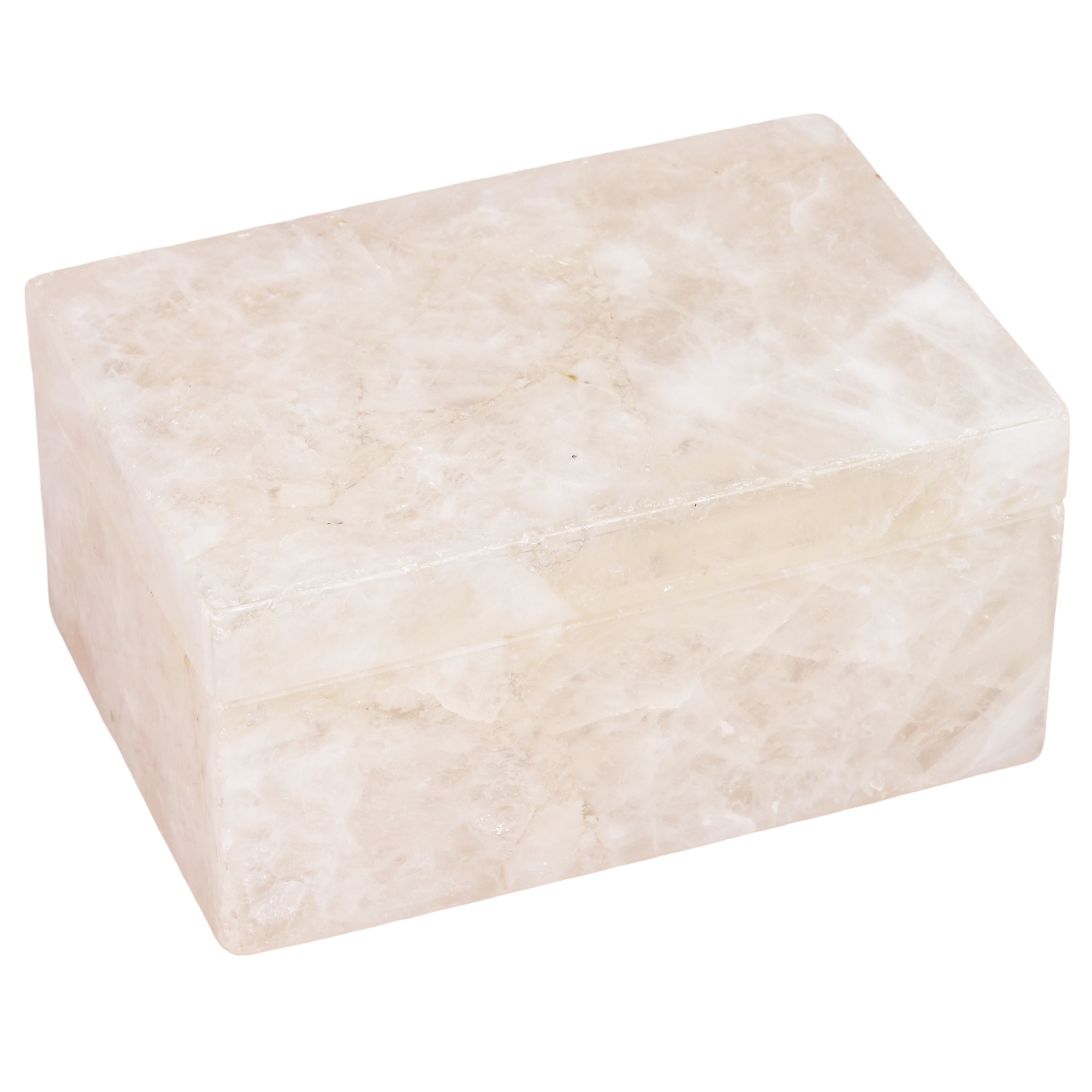 Serein Wellness – wholesale Jewellery box/organiser – White Quartz Jewelry Box Crystal Gemstone Trinket Boxes1