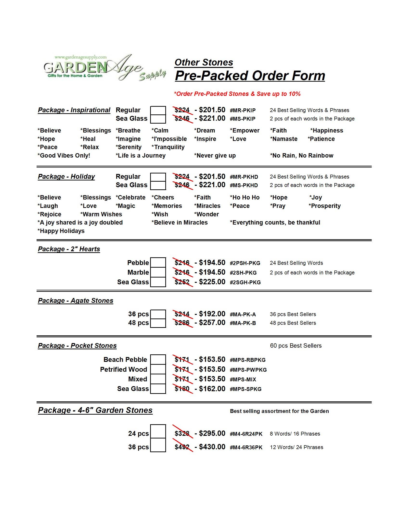 Garden Age Supply - Vente Décorations de table - Miracle Stones - Ensemble pré-assorti de mini-pierres ordinaires6