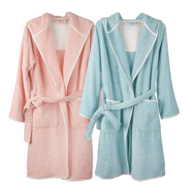 Cotton and Olive - Venta al por mayor Bata - Mujer - Albornoz de algodón orgánico ecológico