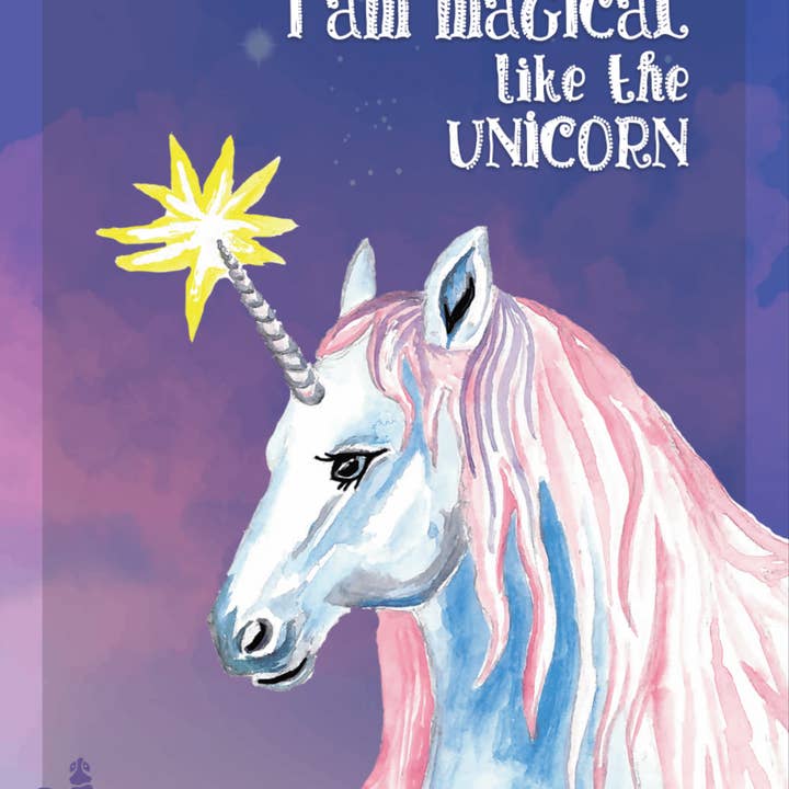 UNICORN POSTER - animal affirmation art for wholesale by Little Luminaries