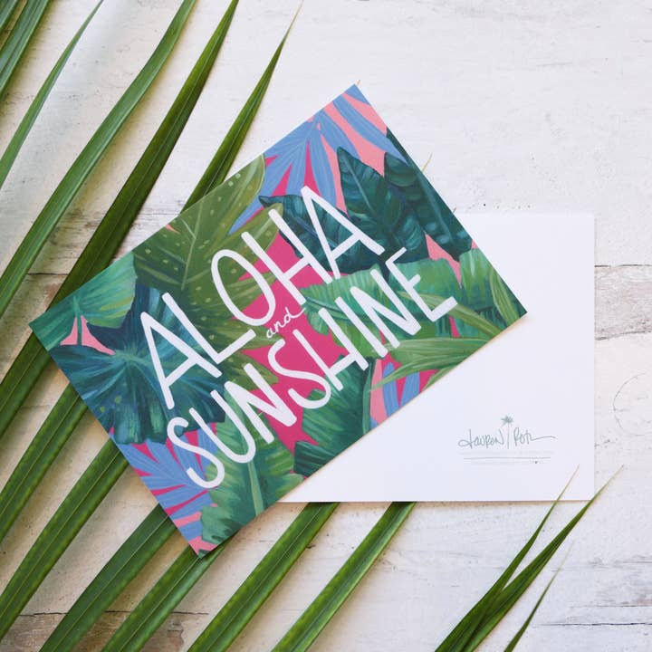 Lauren Roth Art - Wholesale Postcard - Aloha Postcards1