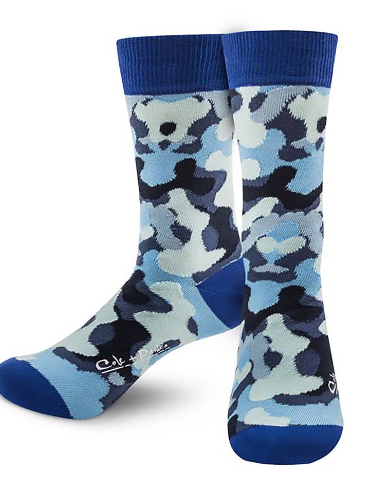 CAMOUFLAGE CLASSIQUE Bleu (1117) pour la vente par Cole + Parker