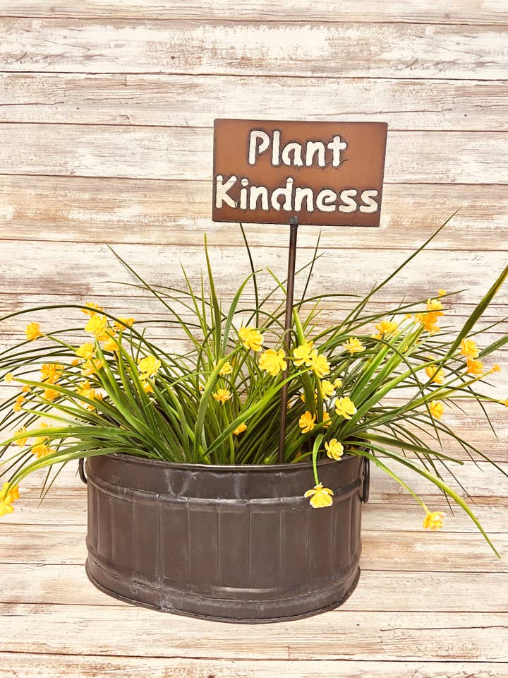 Plant Kindness Garden Plant Stake for wholesale by Universal Ironworks USA