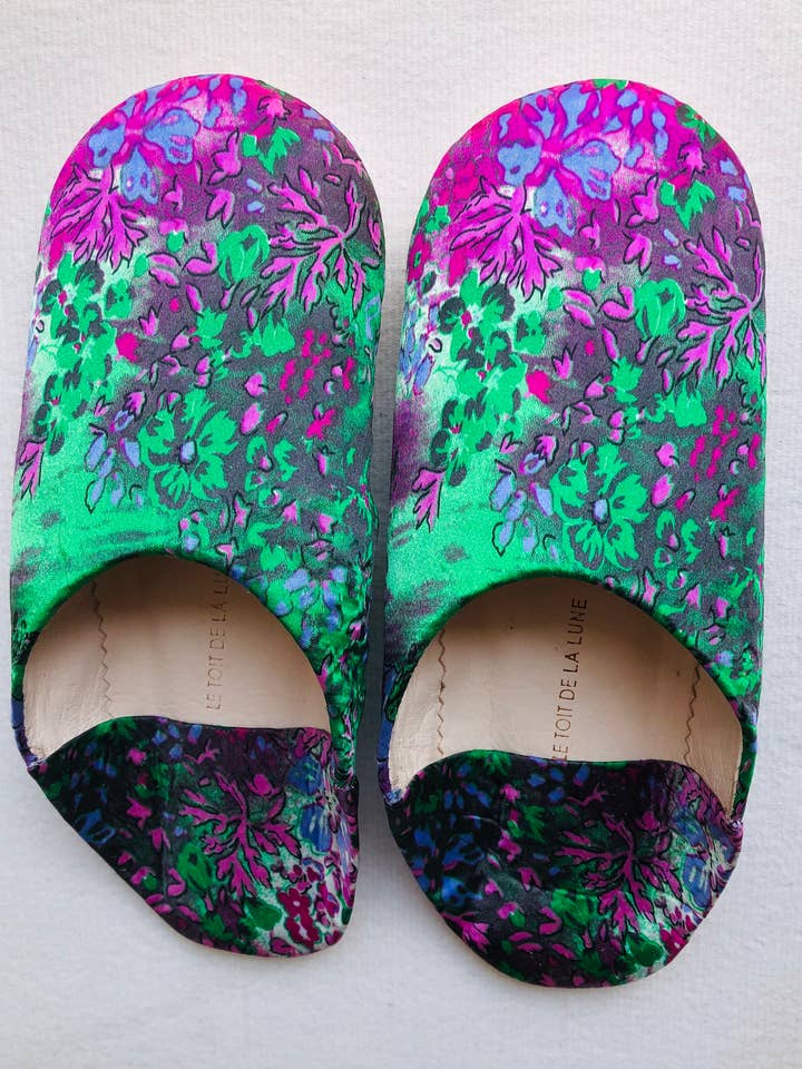 SARA silke hjemmesko for engroshandel hos le toit de la lune