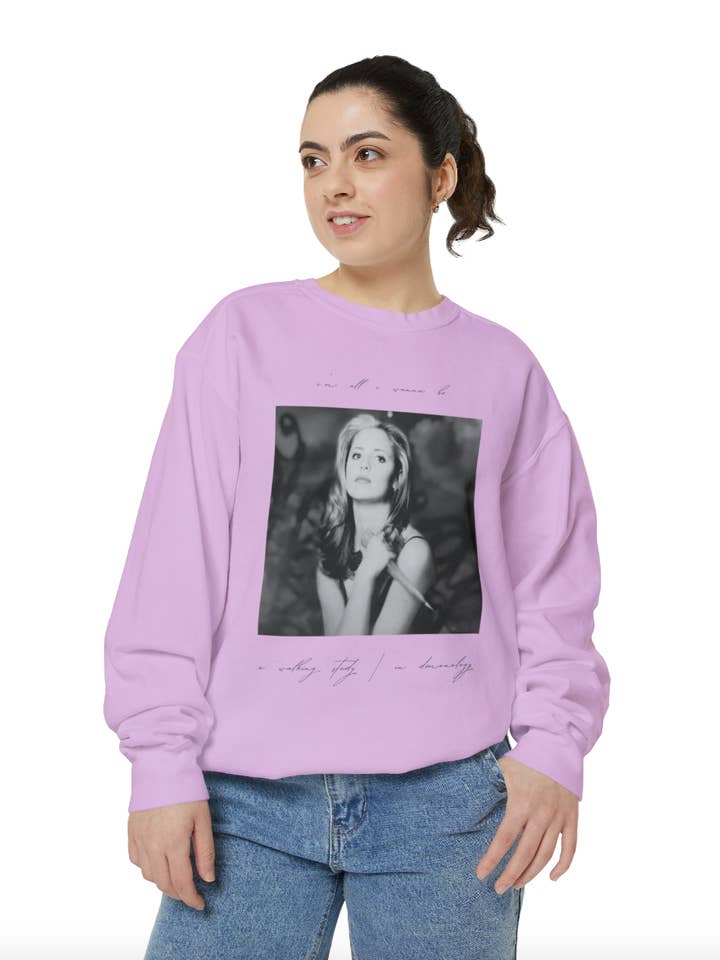 I'm All I Wanna Be Buffy The Vampire Slayer Crew Sweatshirt for wholesale by Hyperbole