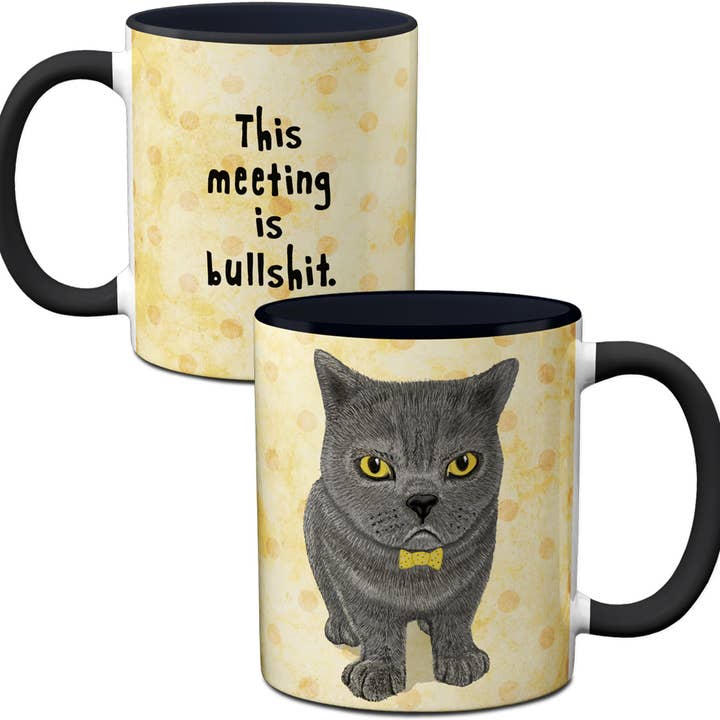 Meeting Cat Mug for wholesale by Pithitude