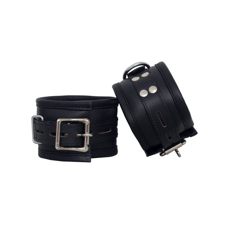 The Master Tanners - Wholesale Sex Toy - Leather Wrist Ankle Cuffs Neck Collar Restraint Bondage Set