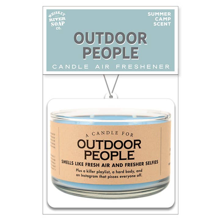 Whiskey River Soap Co. – wholesale Car Freshener - Unisex – Outdoor People Air Freshener | Funny Car Air Freshener
