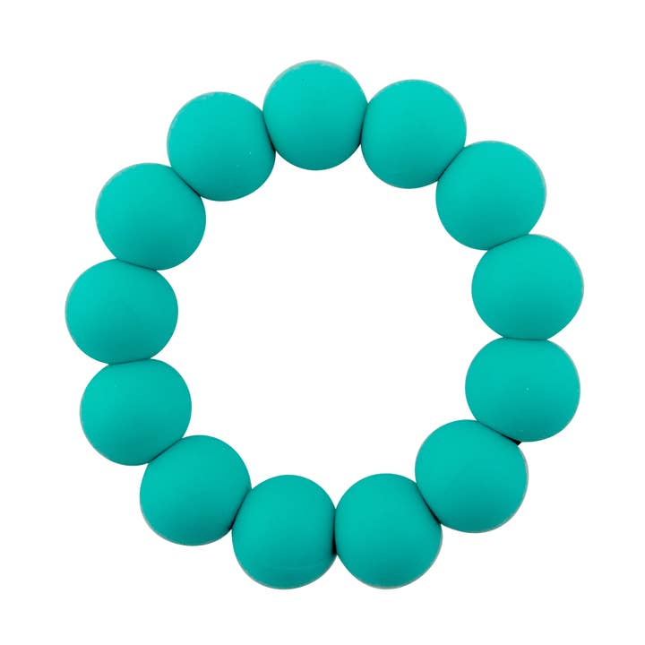 Mordedor Silicona Simple - Turquesa para venta al por mayor de Mama Chew