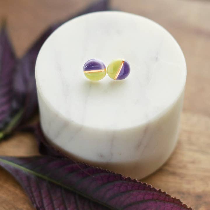 Remnant Studios - Wholesale Stud/Post Earrings - color block studs5