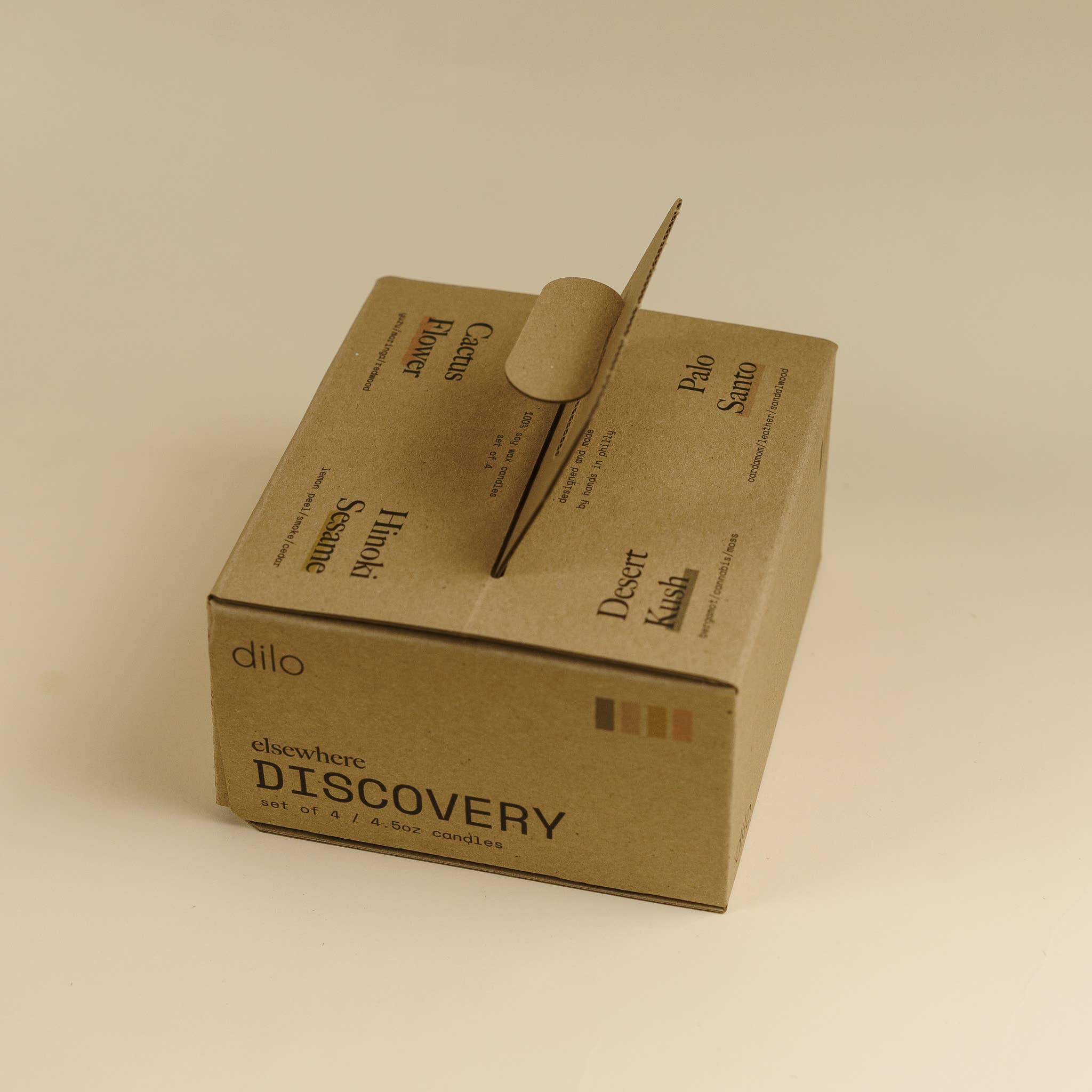 dilo - Vente Bougie en bocal - ailleurs CANDLE Coffret Découverte de 44