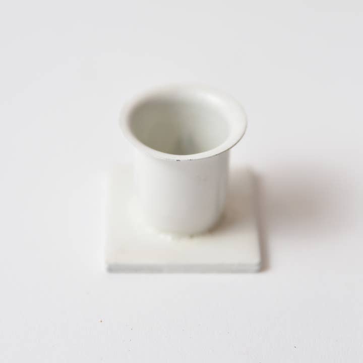 LMS Wholesale - Wholesale Candle Holder - White Iron Taper Holder