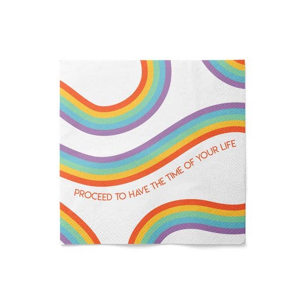 DM Merchandising - Wholesale Disposable Napkin - Two Left Feet The Reluctant Host Cocktail Napkins6