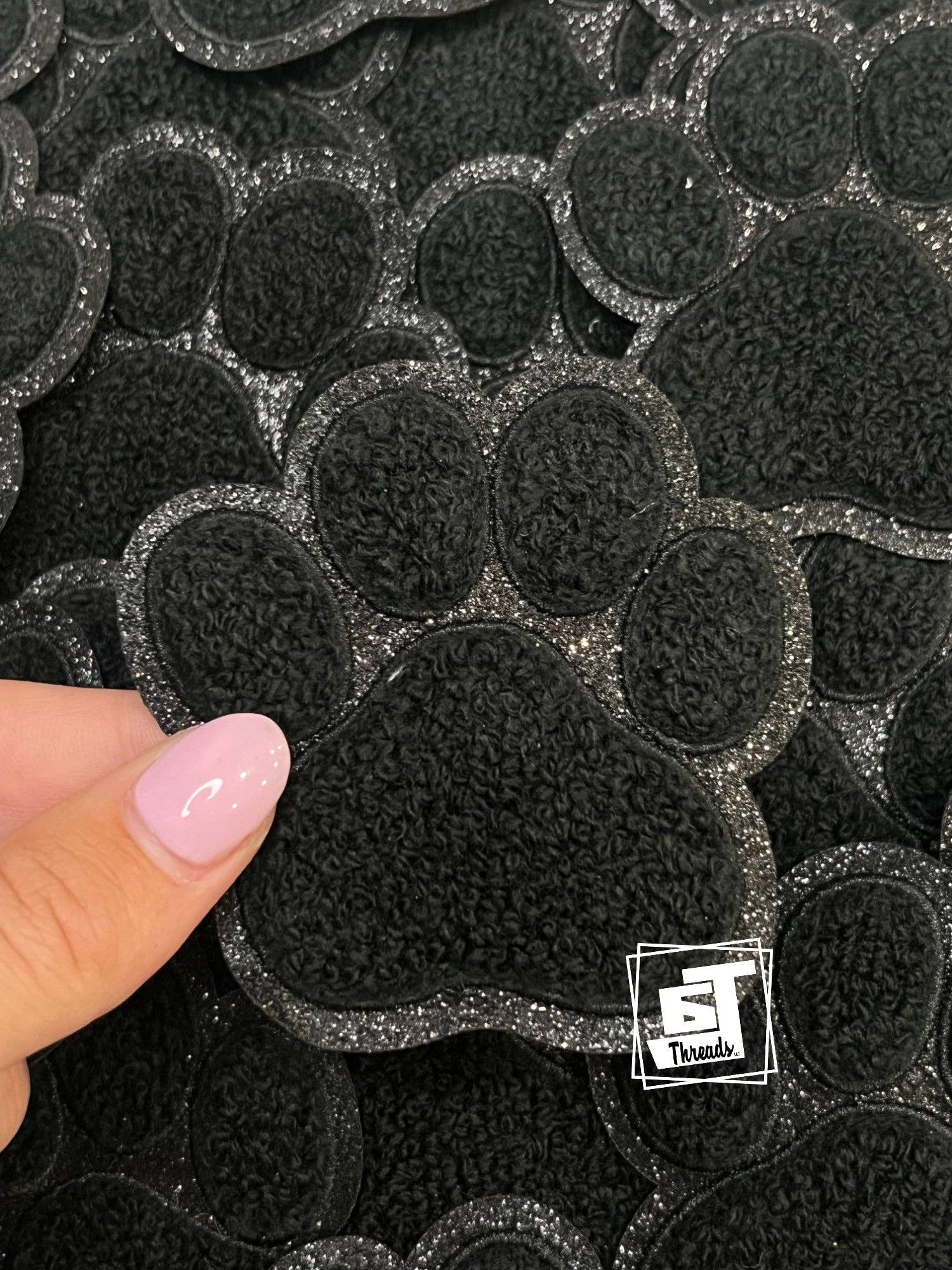 6j Threads LLC - Wholesale Patch - Chenille Paw Print4