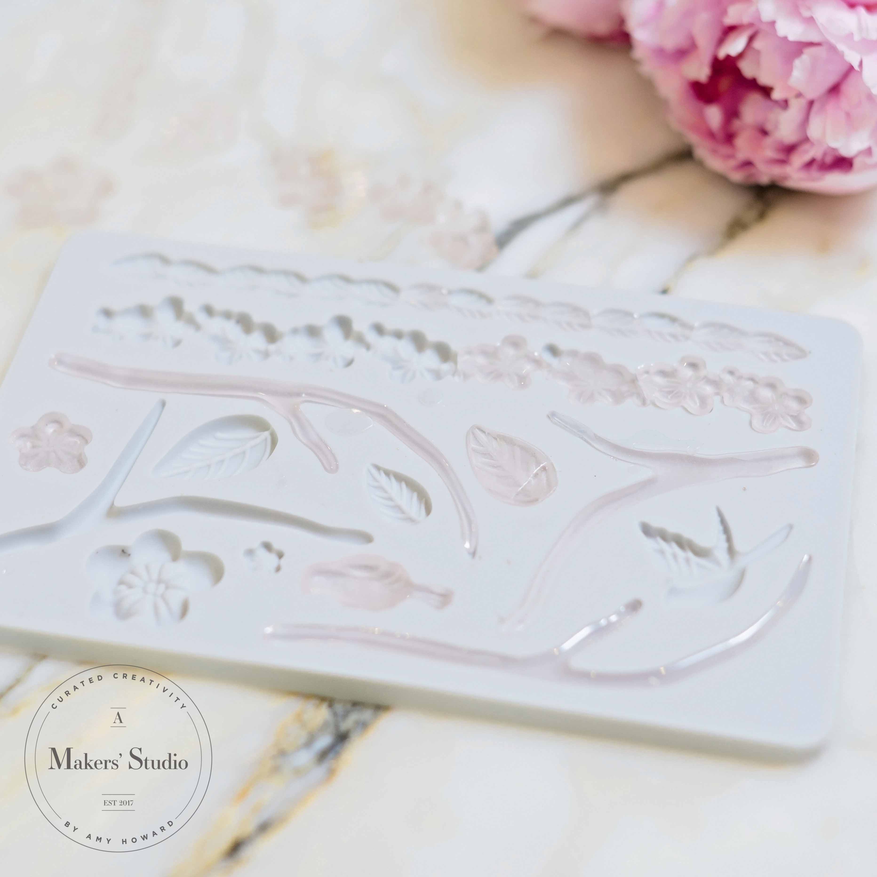 A Makers' Studio - Vente Matériels de bricolage - Moule décoratif Aloha Branches3