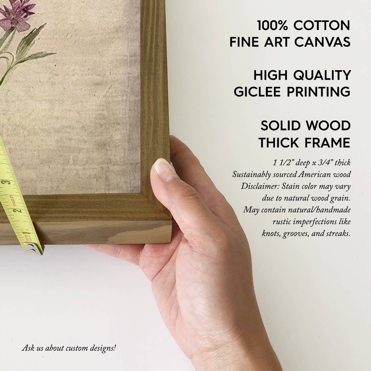 Hangout Home - Wholesale Art Print - 2nd Gathered Wildflowers II - Abstract Flower Painting Art4