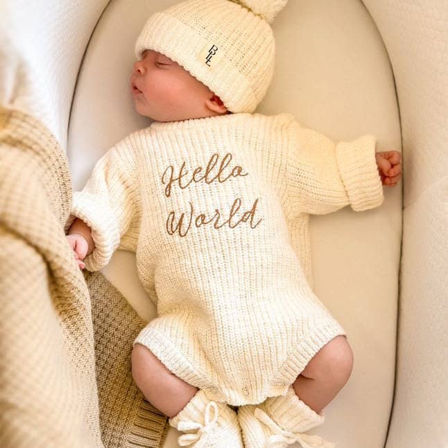 Brave Little Lamb the Label - Wholesale Newborn/Knit Hat - Baby - Knit Pom Beanie3