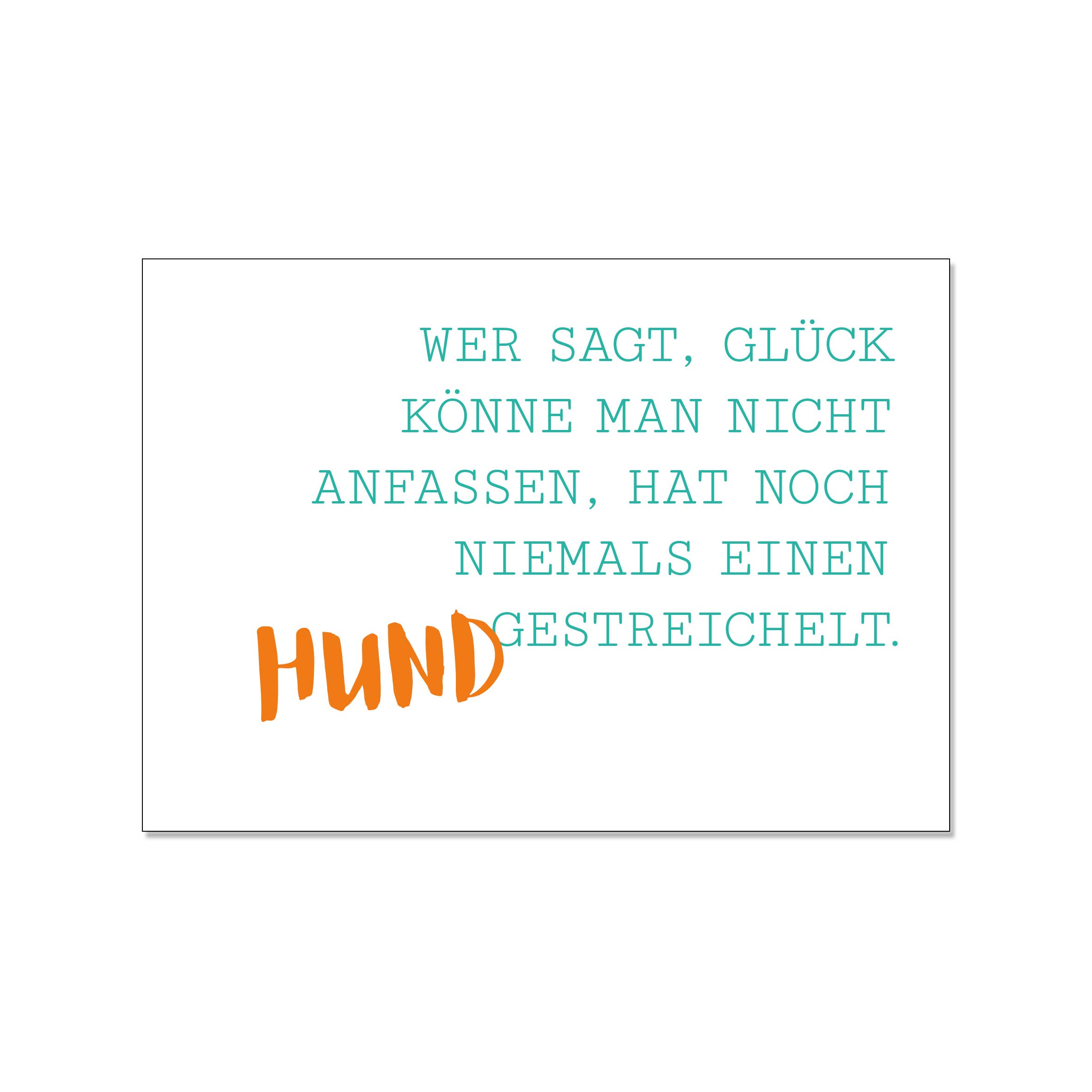 Langelütje – Großhandel Postkarten – Postkarte quer, Hund0