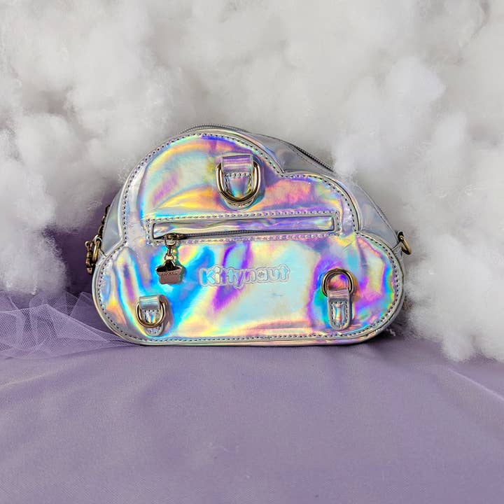 Kittynaut - Wholesale Crossbody Bag - Women's - Cloud Ita Bag - Holographic - Small5