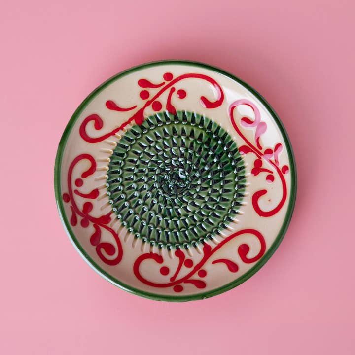 Alfar Tierra Cocida - Wholesale Grater - Small Handmade Ceramic Plate Grater/Alhambra
