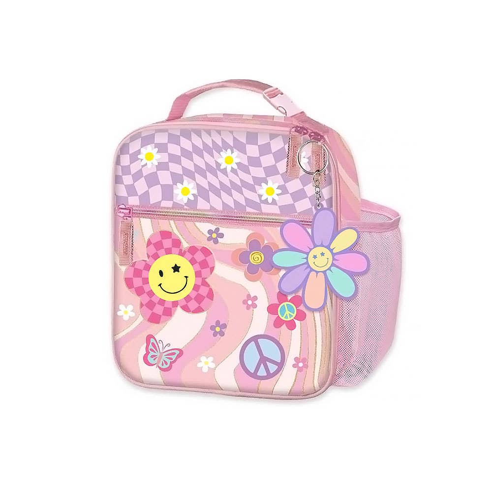 AJ Aguiar - Wholesale Lunch Bag/Box - Kids - Groovy Flower Lunch Bag0