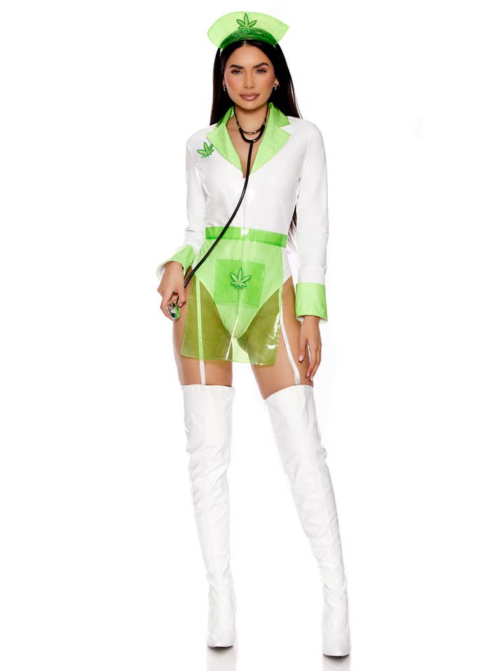 White At Your Dispense Sexy Nurse Costume for wholesale on Faire2