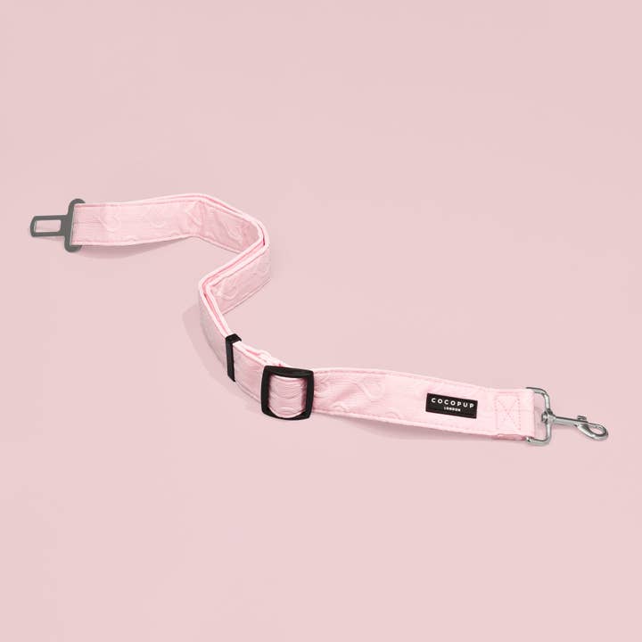 Système de retenue pour ceinture de sécurité - Pink Heart pour la vente par Cocopup London