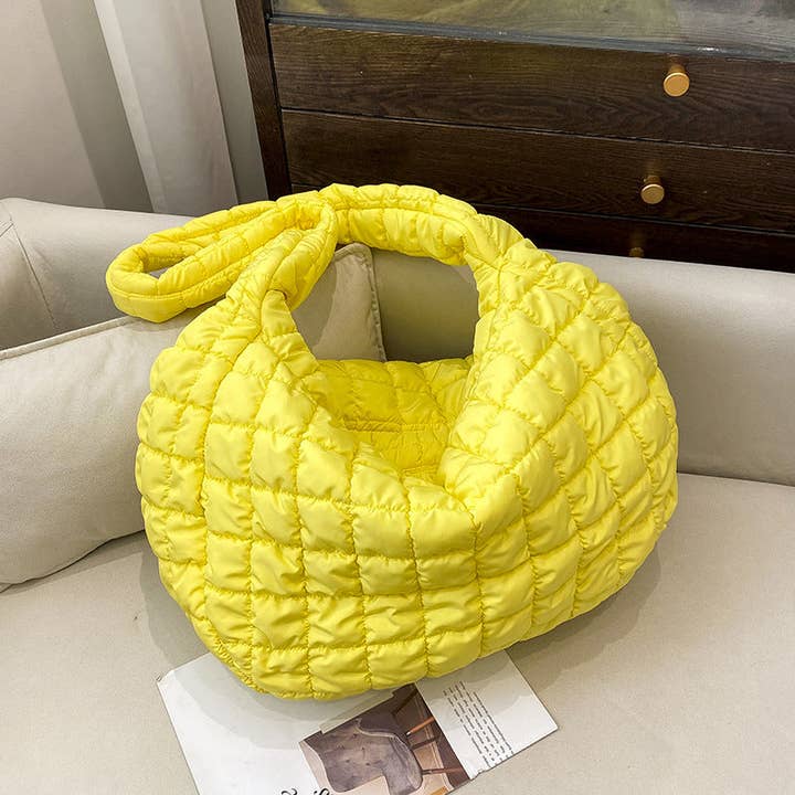 Sweetkama - Wholesale Tote Bag - Women's - Ladies Puffer Cloud Bag Tote Handbag Slouch Bag SKAB0109