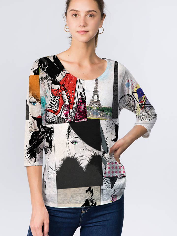 C07 FIONA Top for wholesale by ET'LOIS