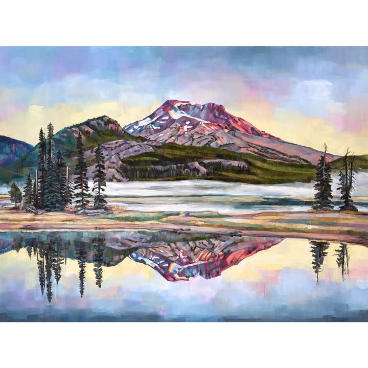 Sparks Lake | Impression d'archive signée à l'encre de la peinture originale pour la vente par SheilaDunnArt