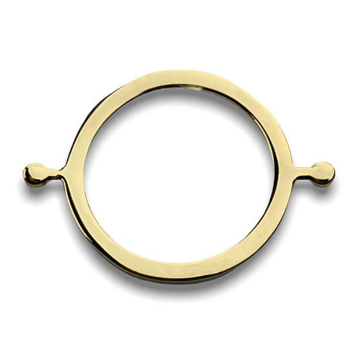 CONQUERing - Wholesale Band/Stacked Ring - Circle-Shaped Open Element