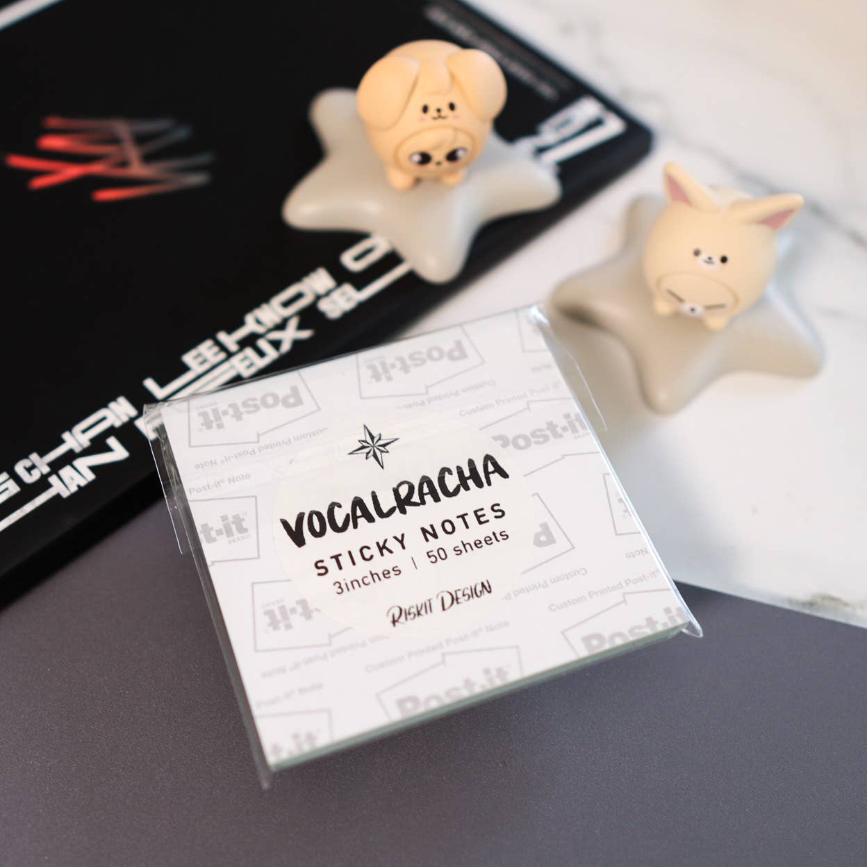 Riskit Design – wholesale Klisterlappar – KPOP Racha Notes klisterlappar (3 motiv)7