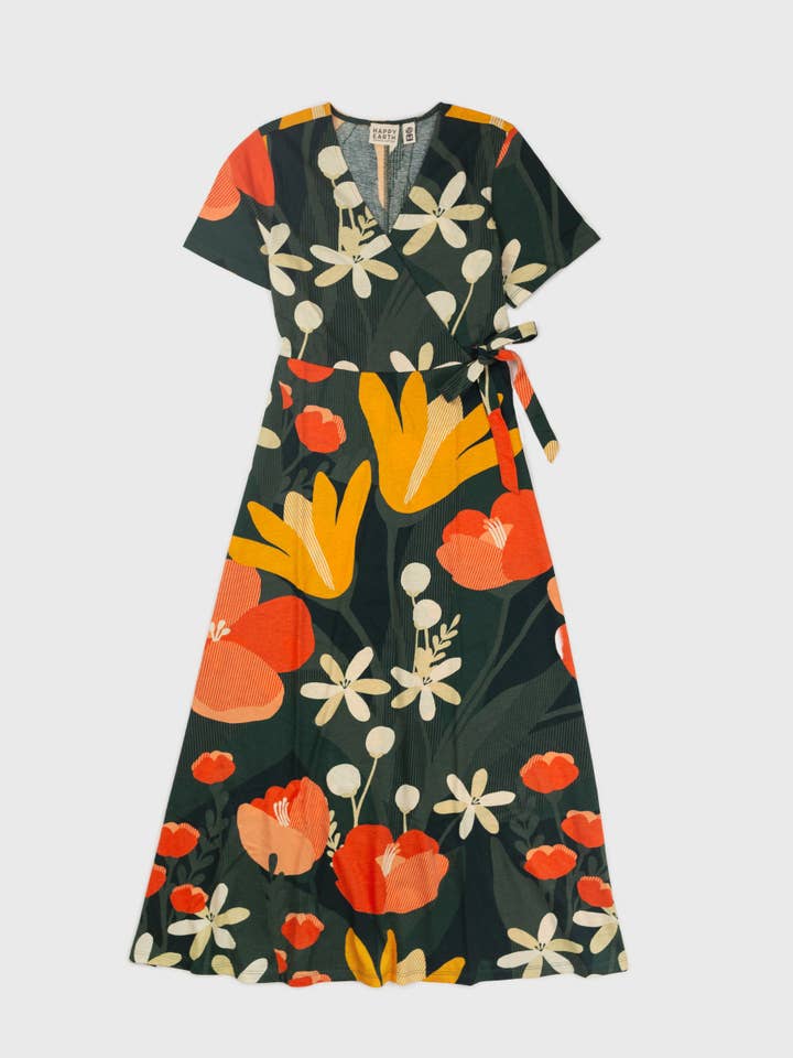 Happy Earth - Wholesale Dress - Women's - Isla Midi Dress | Paradise