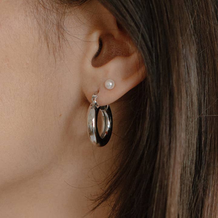 True by Kristy Jewelry - Wholesale Hoop Earrings - Erin Gold Filled Hoops Earrings4