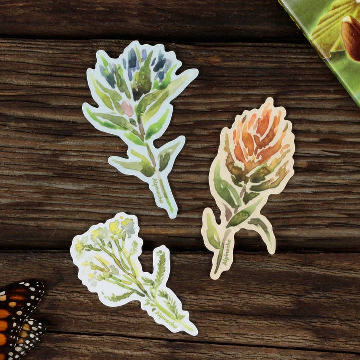 Wildflowers Sticker for wholesale by Alpinecho