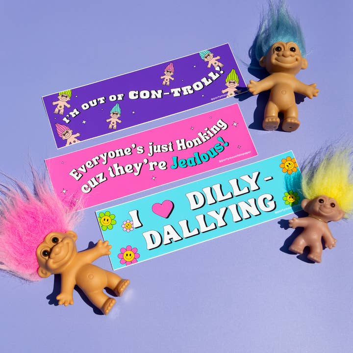Party Mountain Paper co. – wholesale Sticker – Out Of Con-TROLL Bumper Sticker | Last Chance