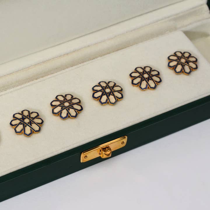 Daisy Bandhgala Buttons for wholesale by House of Badnore