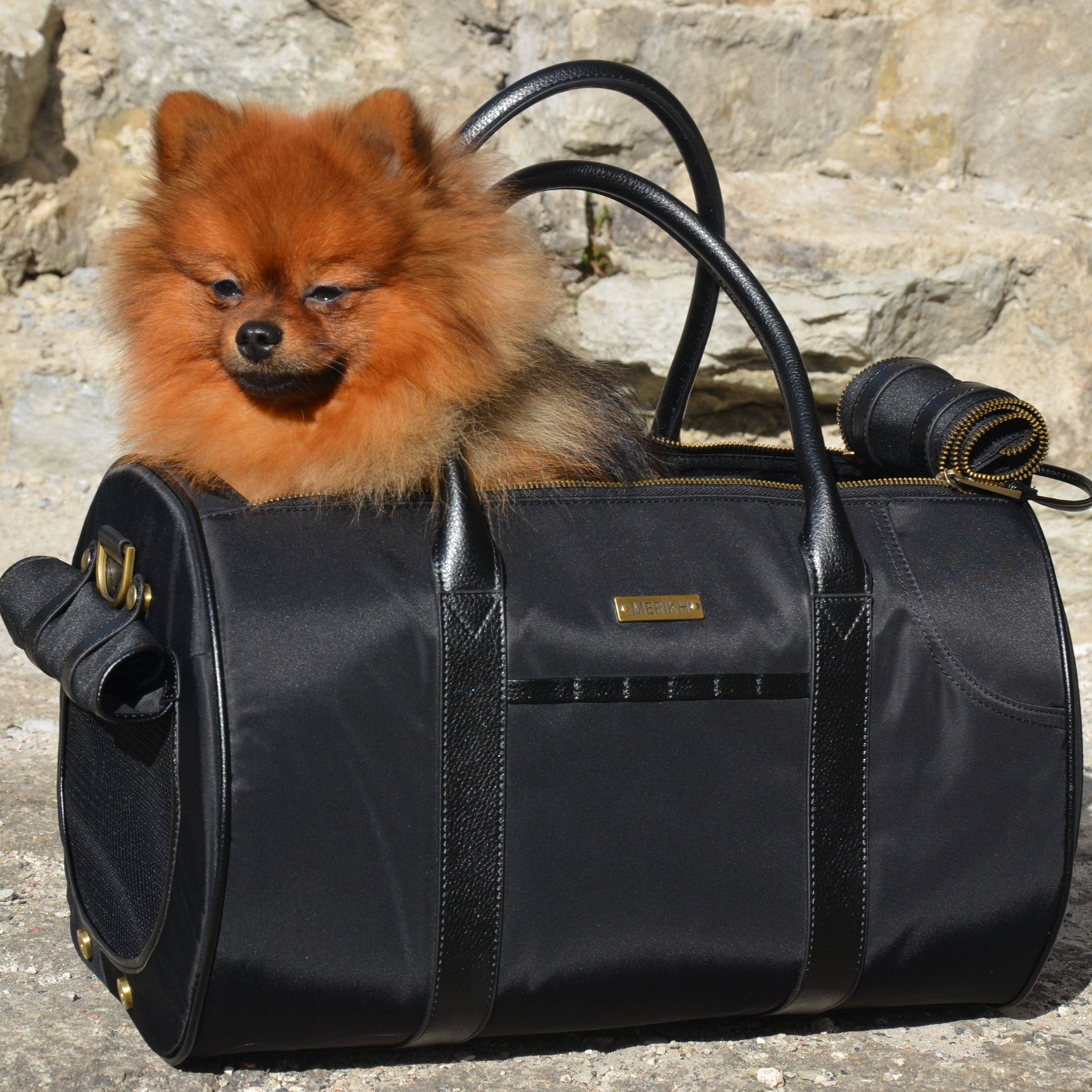 MERÏKH bags & accessories ©™ - Wholesale Pet Carrier - Cat/Dog - Airline approved Pet Carrier L - Black11