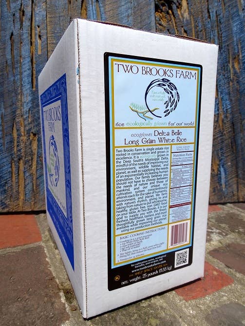 Two Brooks Farm - Wholesale Rice - 25lb Delta Belle - Long Grain White Rice0