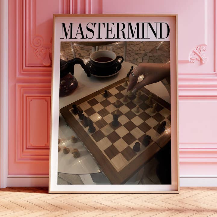 Mastermind Print | Taylor Midnight Print | Taylor Gift | I'm a Mastermind Poster | Minimal Song Poster for wholesale by Haus of Moods