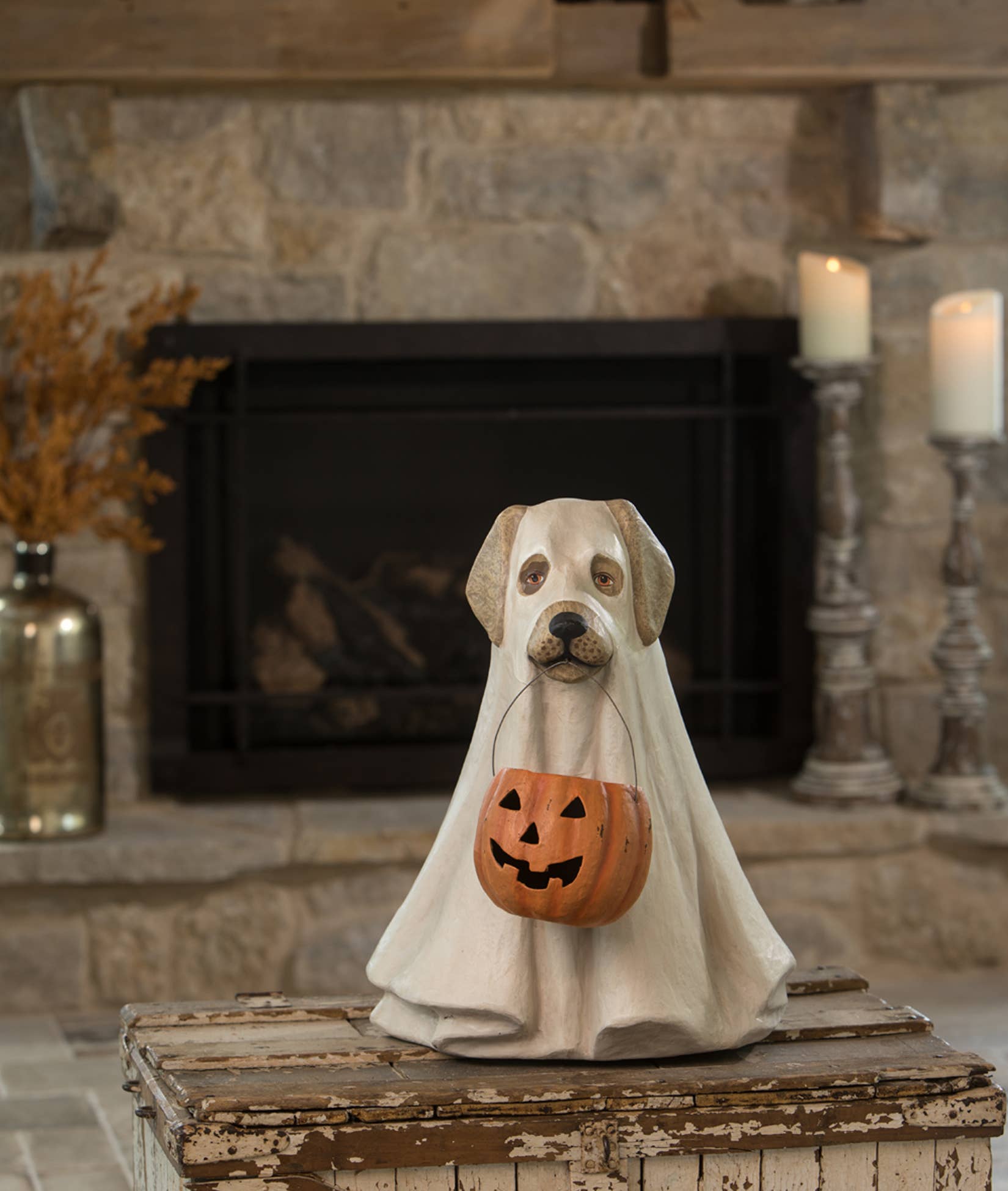 Bethany Lowe Designs - Wholesale Decorative Figurine - Large Ghost Dog1