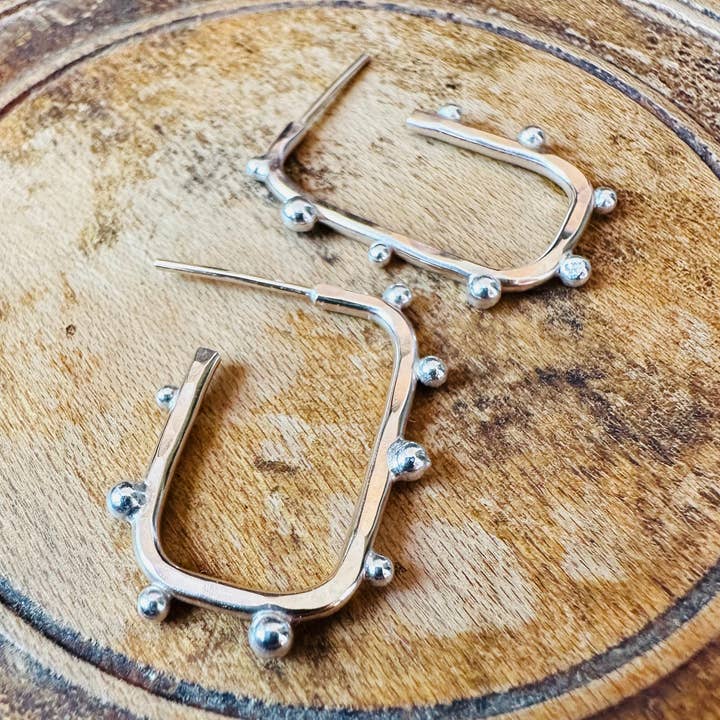 Roma Hoops ~ 14k Gold Fill & Sterling Silver for wholesale by Notions of Lovely